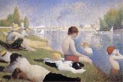 Georges Seurat Bathers at Asnieres Sweden oil painting artist